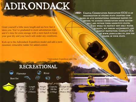 Walden Adirondack Kayak